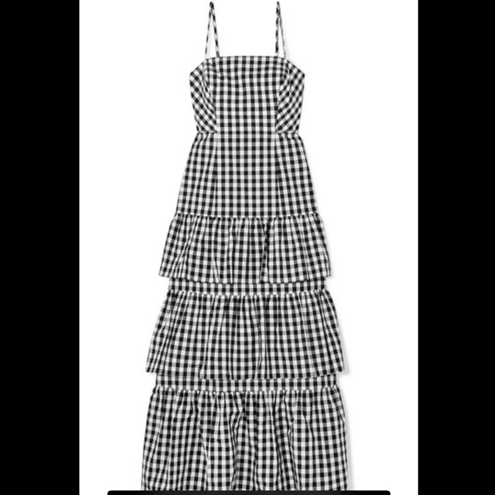 J. Crew gingham maxi. Worn once, DC’d once.